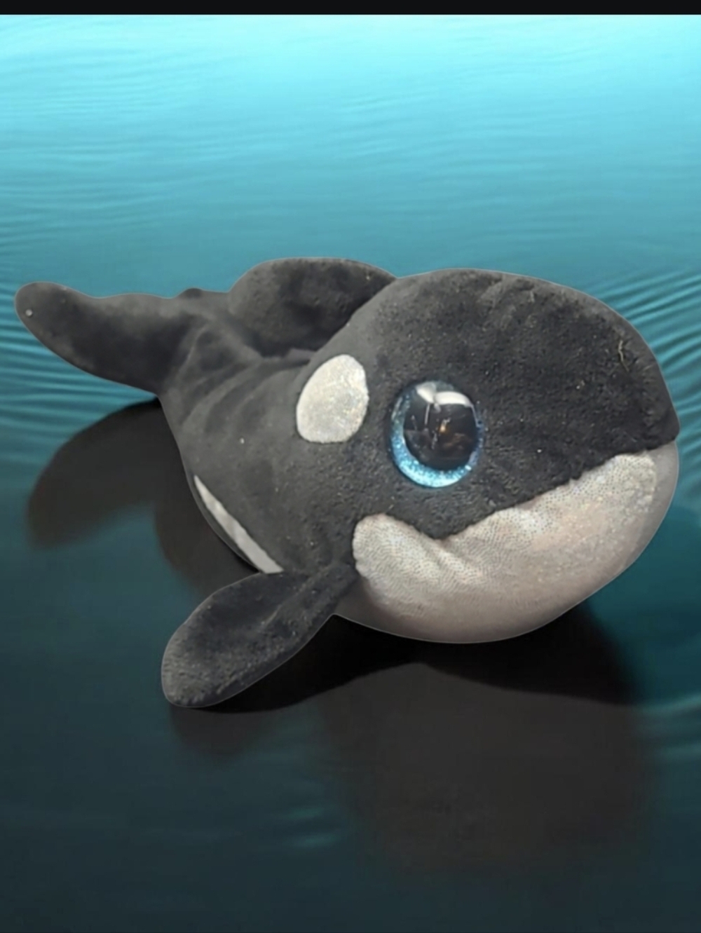 2016 TY BEANIE BOO'S COLLECTION "SHAMU" ORCA KILLER WHALE